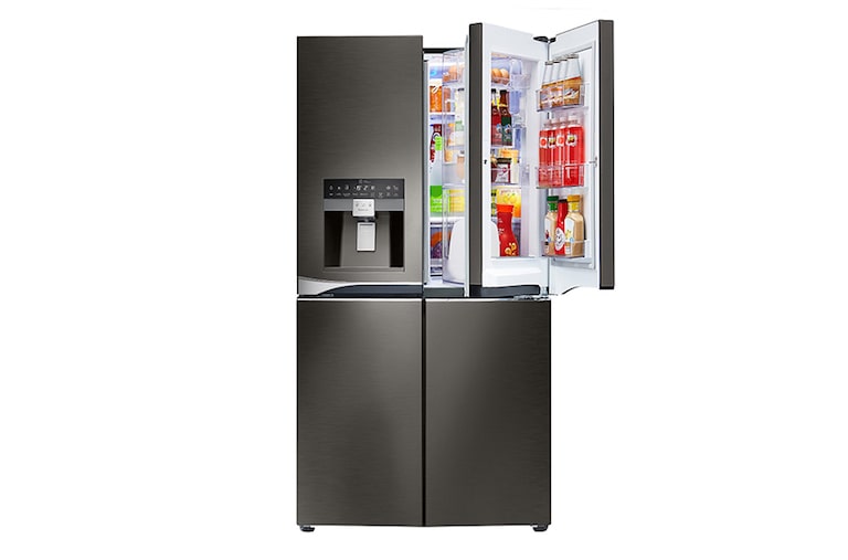LG 712L French Door Fridge, with Door-In-Door®, in Black Stainless Steel, GF-5D712BSL